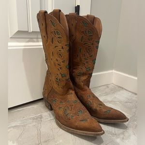 Laredo Leather Miranda 52102 Western Cowboy Boot Women’s 7.5